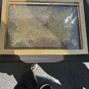 Gold Resin Tray